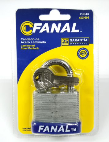 CANDADO LAMINADO FANAL 40MM (FLM40)