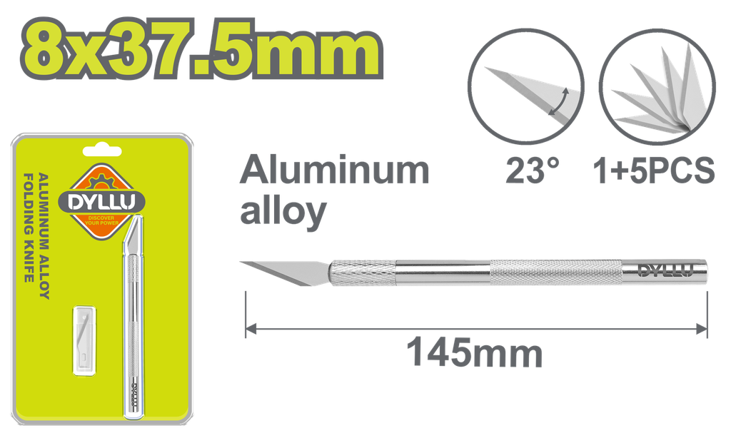 BISTURI PUNTA LANZA 8X3.75MM DYLLU (DTSK1061)