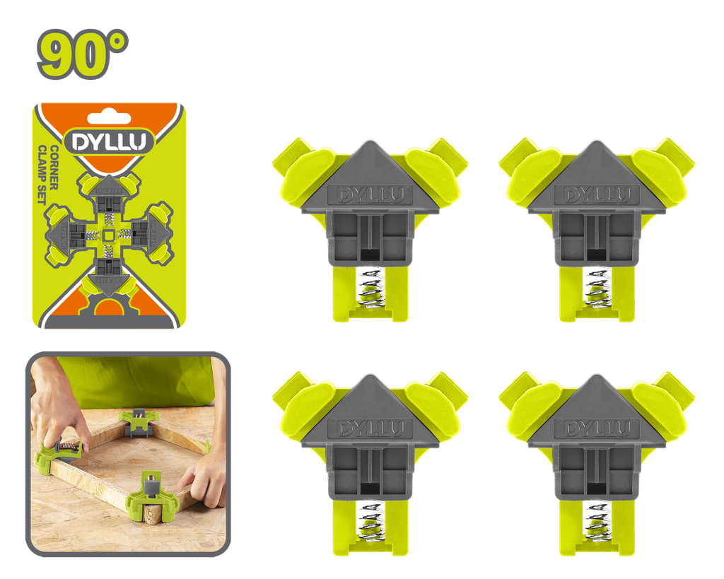 JUEGO DE PRENSAS DE ESQUINA 90° DYLLU (DTCZ6E01)