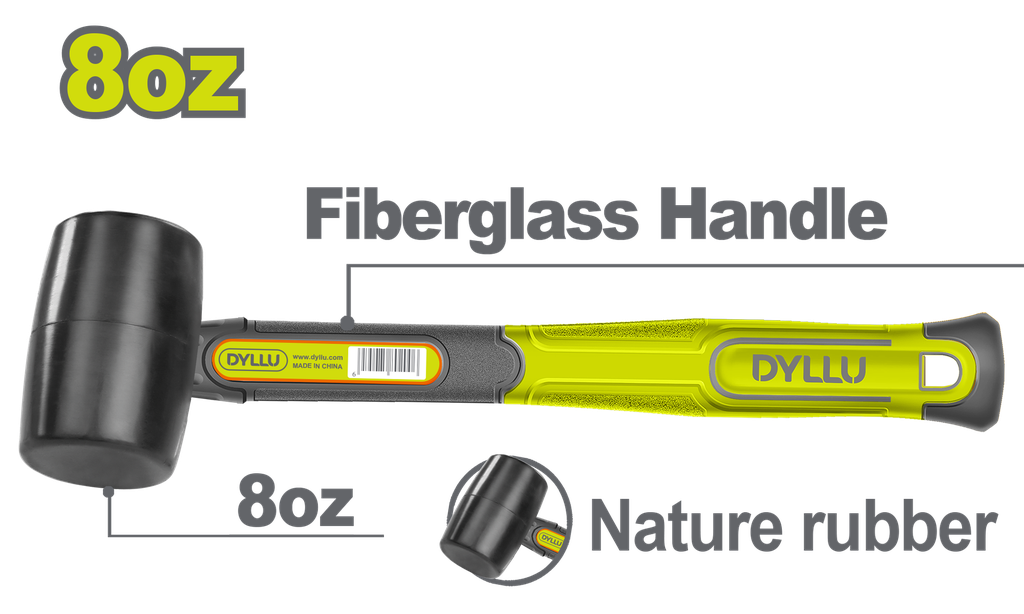 MARTILLO CHIPOTE  8OZ MANGO FIBRA DE VIDRIO  DYLLU (DTHM7301)