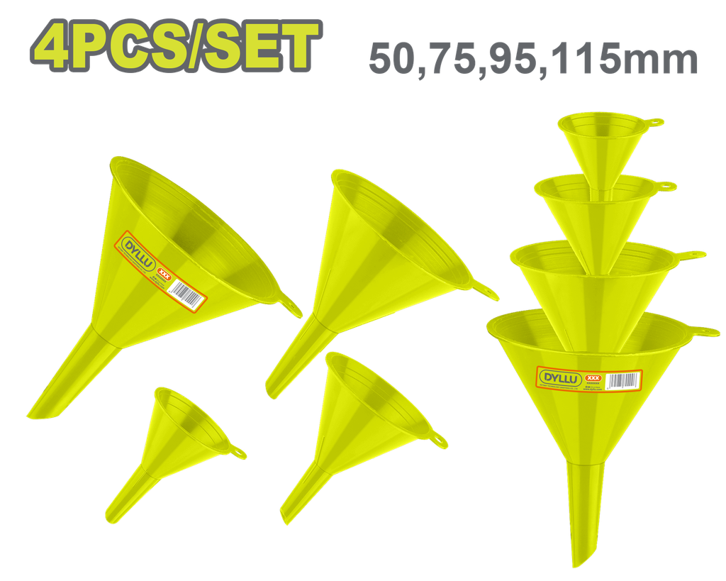 JUEGO DE EMBUDO X 4 PZS (DTUFS2304)