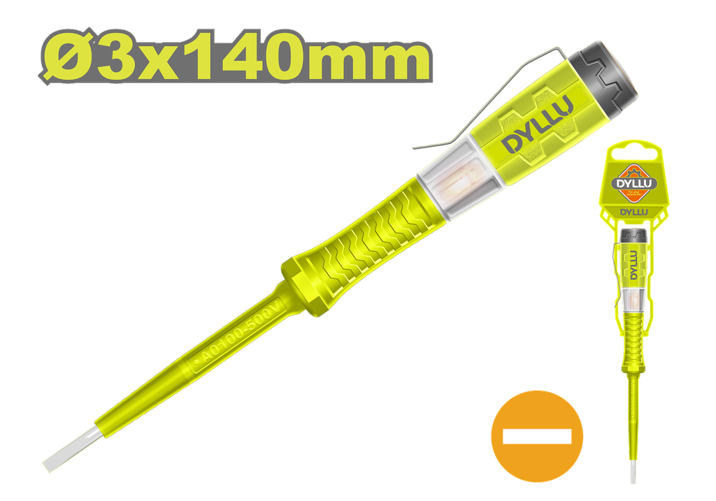 PROBADOR DE CORRIENTE 100-500V PEQUEÑO DYLLU (DTTP2903)