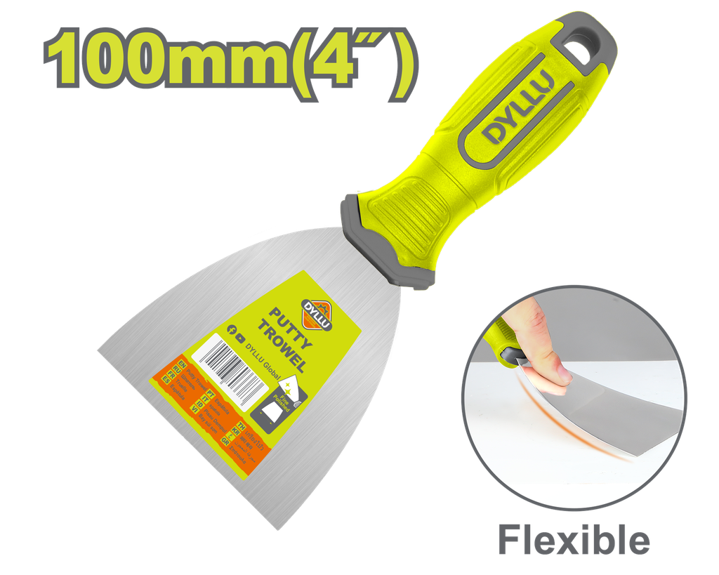 ESPÁTULA 4" MANGO PLASTICO DYLLU (DTPT1304)