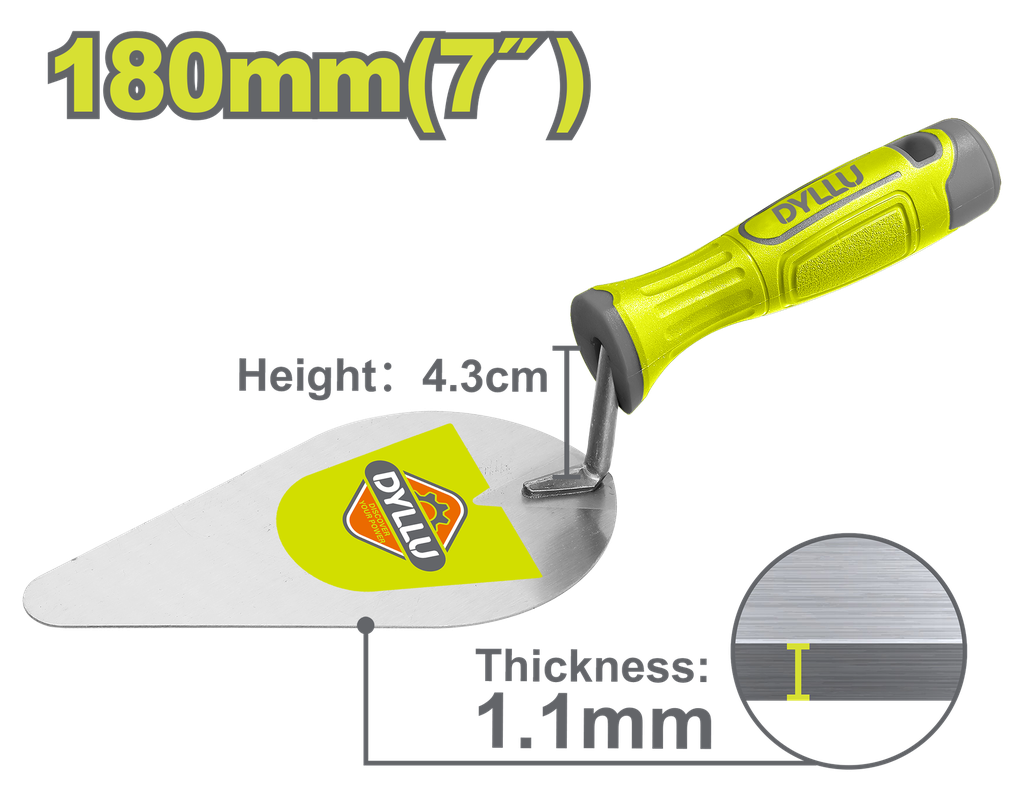 PALUSTRE 7" MANGO PLASTICO DYLLU (DTBT8307)