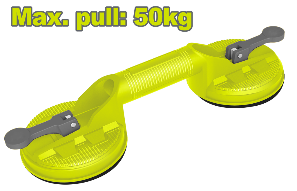 CHUPA VENTOSA DOBLE CAPACIDAD 50 KG PARA VIDRIO DYLLU (DTKR1G50)
