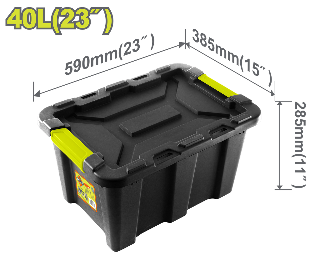 CAJA DE ALMACENAJE  PLÁSTICA 23" 40L DYLLU (DTTB3340)