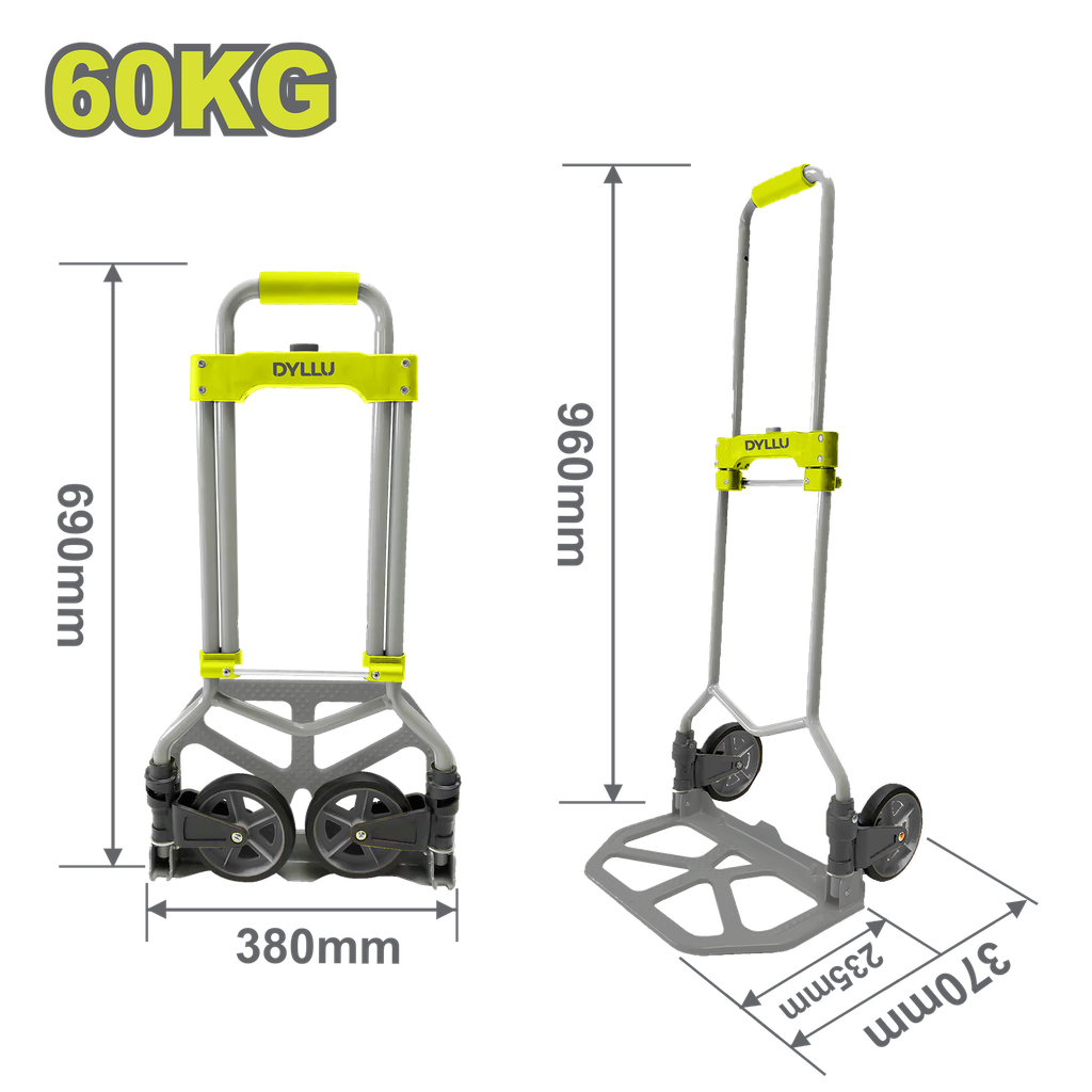 CARRETILLA PLEGABLE CAP 60KG DYLLU (DTWB9A06)