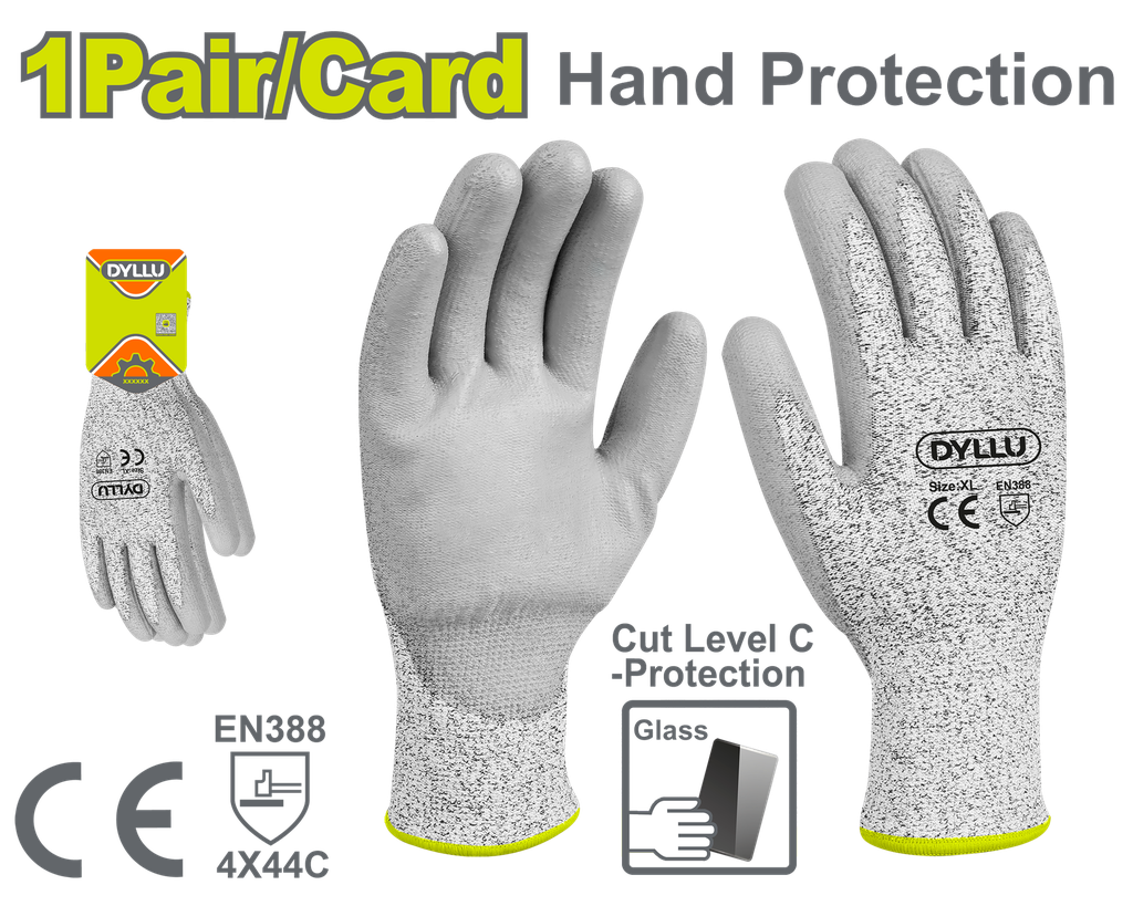 GUANTE POLYESTER XL ANTICORTE DYLLU (DTPG1805)
