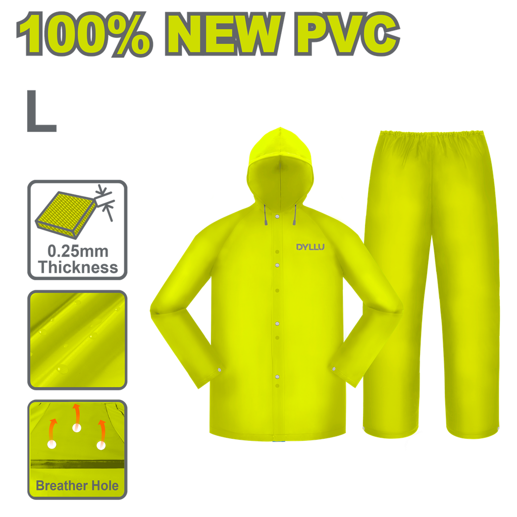 IMPERMEABLE PARA MOTO TALLA L DYLLU (DTRC300L)