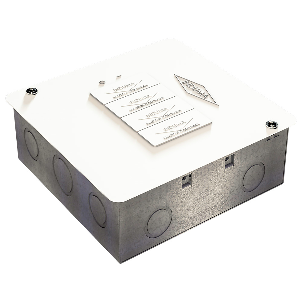 CAJA BREAKER METALICA 4 CIRCUITOS SLIM CERTIFICADA INDUMA (T1205-0033) 