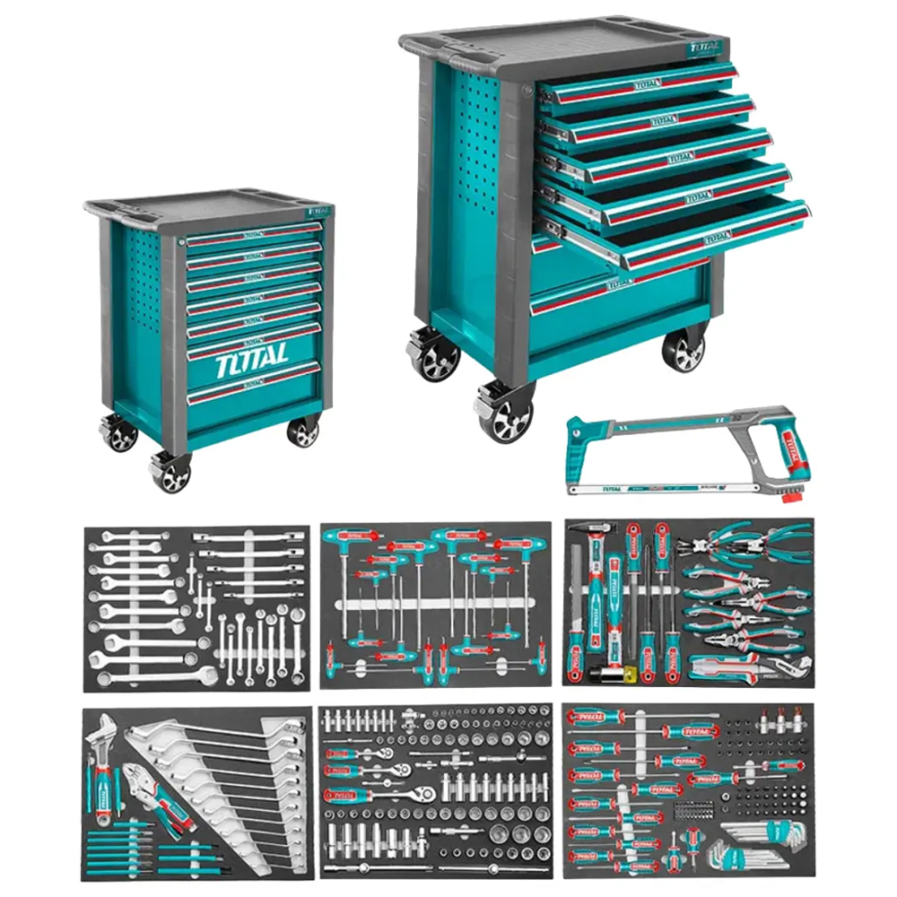 CAJA DE HERRAMIENTA CON 328 PZS INDUSTRIAL SUPER TOTAL (THPTCS73281)