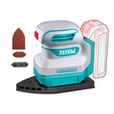 LIJADORA DE PALMA ORBITAL  ROTATIVA   INALAMBRICA 20V 12000 RPM INCLUYE 6 LIJAS  BATERIA Y CARGADOR NO INCLUIDO INDUSTRIAL  SUPER  TOTAL (TPSLI2024)