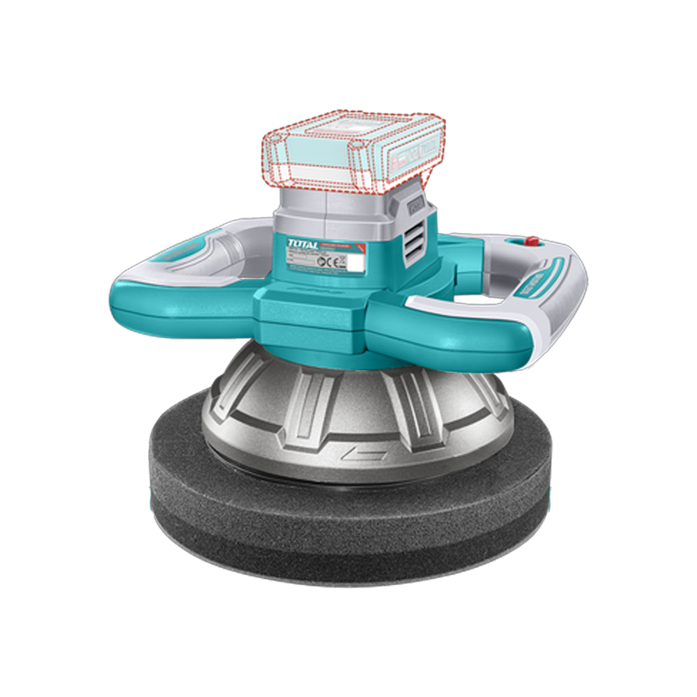POLICHADORA ORBITAL INALAMBRICA 254MM 20V   BATERIA Y CARGADOR NO INCLUIDO  INDUSTRIAL SUPER TOTAL (TOPLI202548)