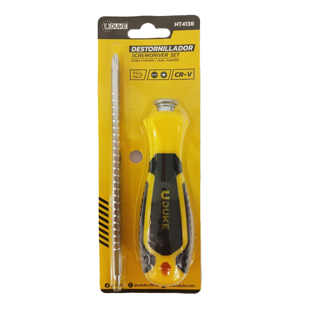 DESTORNILLADOR DOBLE PUNTA UDUKE (HT4138)
