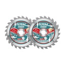 DISCO CORTE MADERA 7 1/4" JUEGO X 2 UNIDADES INDUSTRIAL  SUPER TOTAL (TAC2331853)