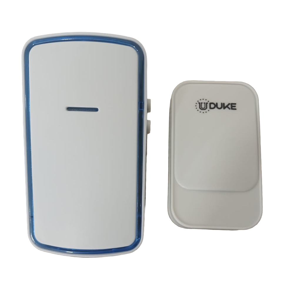 TIMBRE INALAMBRICO CINETICO BLANCO UDUKE  38 MELODIAS (ALCANCE 130 MTRS) (HT4044)