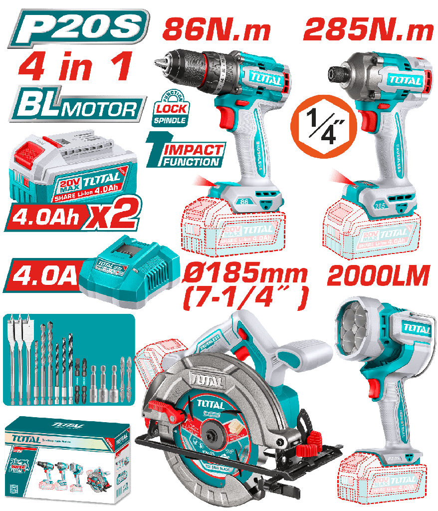 COMBO INALAMBRICO 20V  (UTOSLI251082)