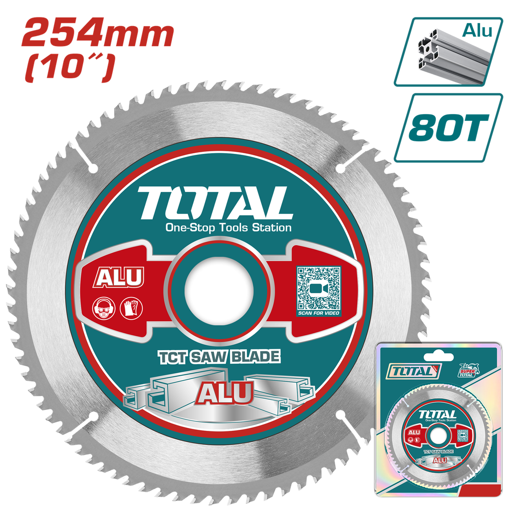 DISCO DE CORTE ALUMINIO 10 PARA INGLETEADORA (TS42182551- TS42182552) INDUSTRIAL SUPER TOTAL (TAC233728)