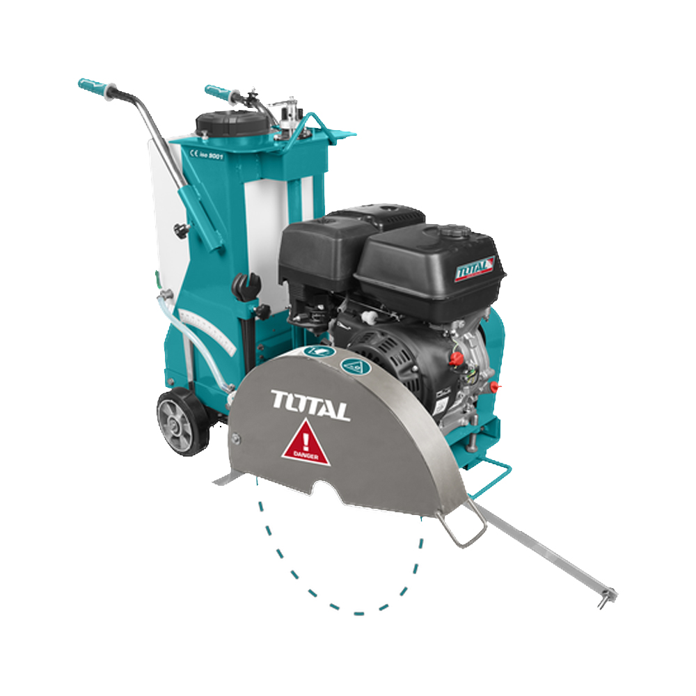 CORTADORA ASFALTO/CONCRETO GASOLINA 16″  13HP CAP TANQUE 2,8L SUPER TOTAL (TP1016-2)