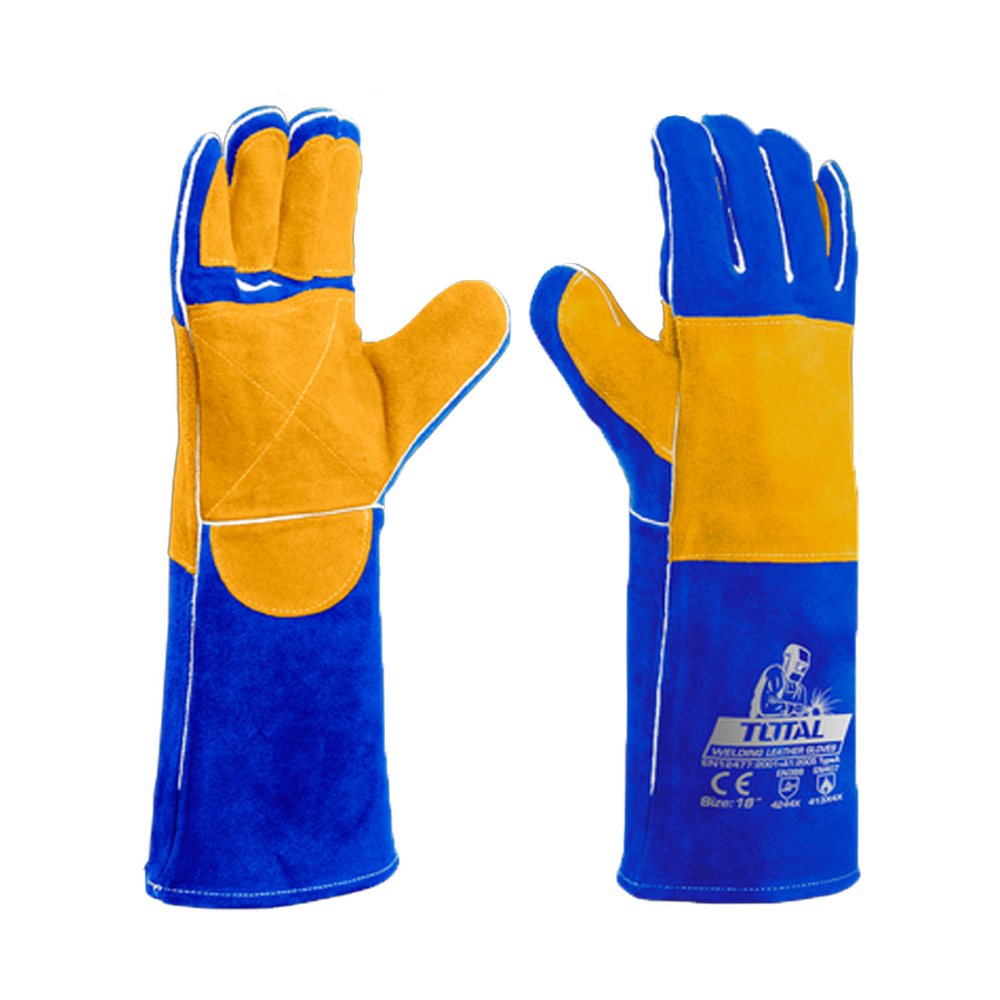 GUANTE PARA SOLDAR 16"  RESISTENTE HASTA 350°C INDUSTRIAL SUPER TOTAL ( TSP15216)