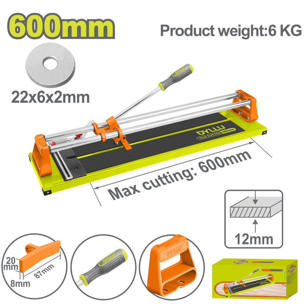 CORTABALDOSA - PORCELANATO 600 MM DYLLU (DTTR8506)
