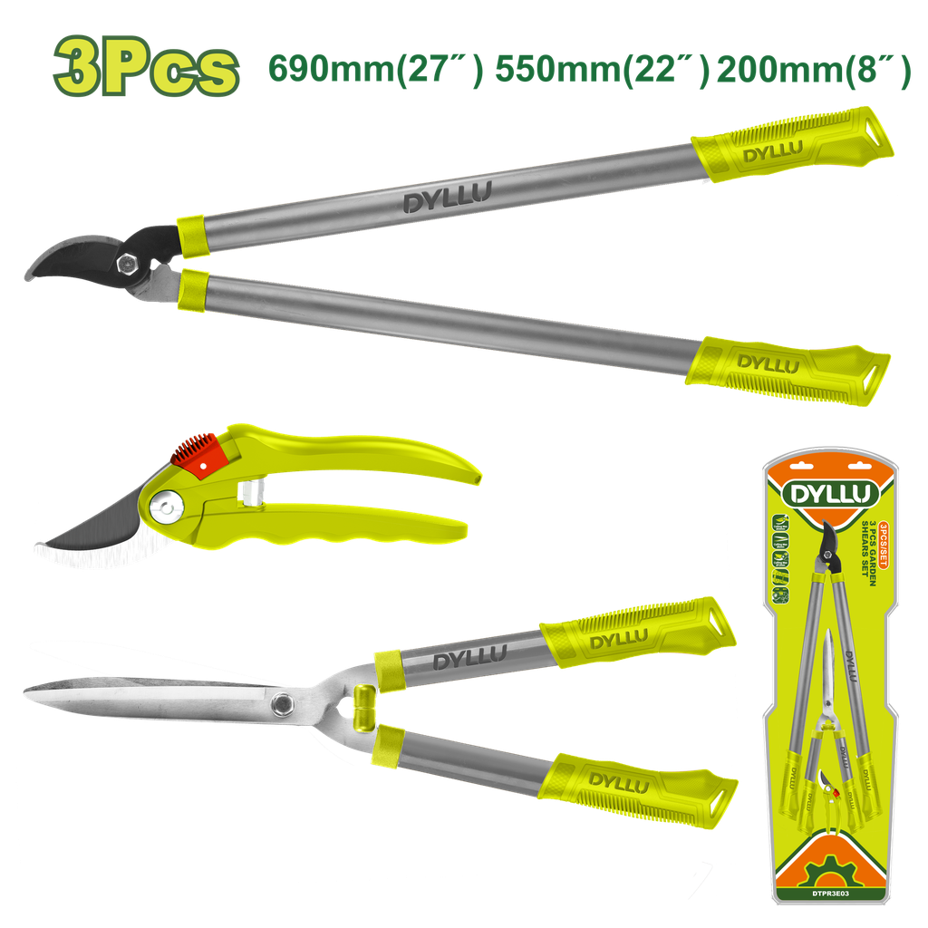 TIJERA PODAR JUEGO X 3 PZS DYLLU (DTPR3E03)