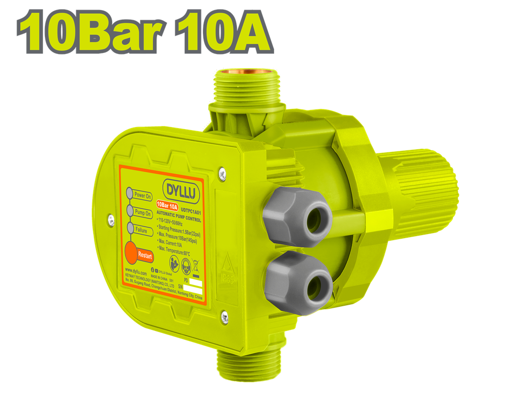 BOMBA PRESURIZADORA 1" 110-120V 10 BAR DYLLU (UDTPC1A01)