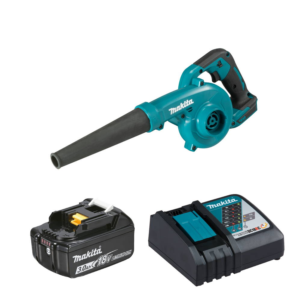 SOPLADORA INALAMBRICA 18V LXT INCLUYE BATERIA 3.0AH + CARGADOR MAKITA (DUB185ZX2)