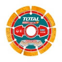 DISCO DIAMANTADO SEGMENTADO 9" UNIVERSAL CORTE EN SECO Y HUMEDO INDUSTRIAL SUPER TOTAL (TAC2172301)