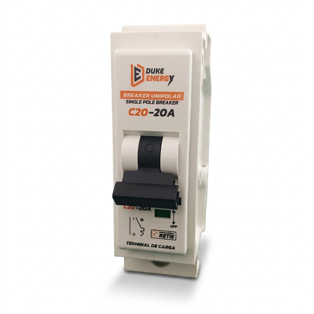 BREAKER DUKE ENERGY L7 1 POLO 20A 120/240V 10KA (HT4149) 