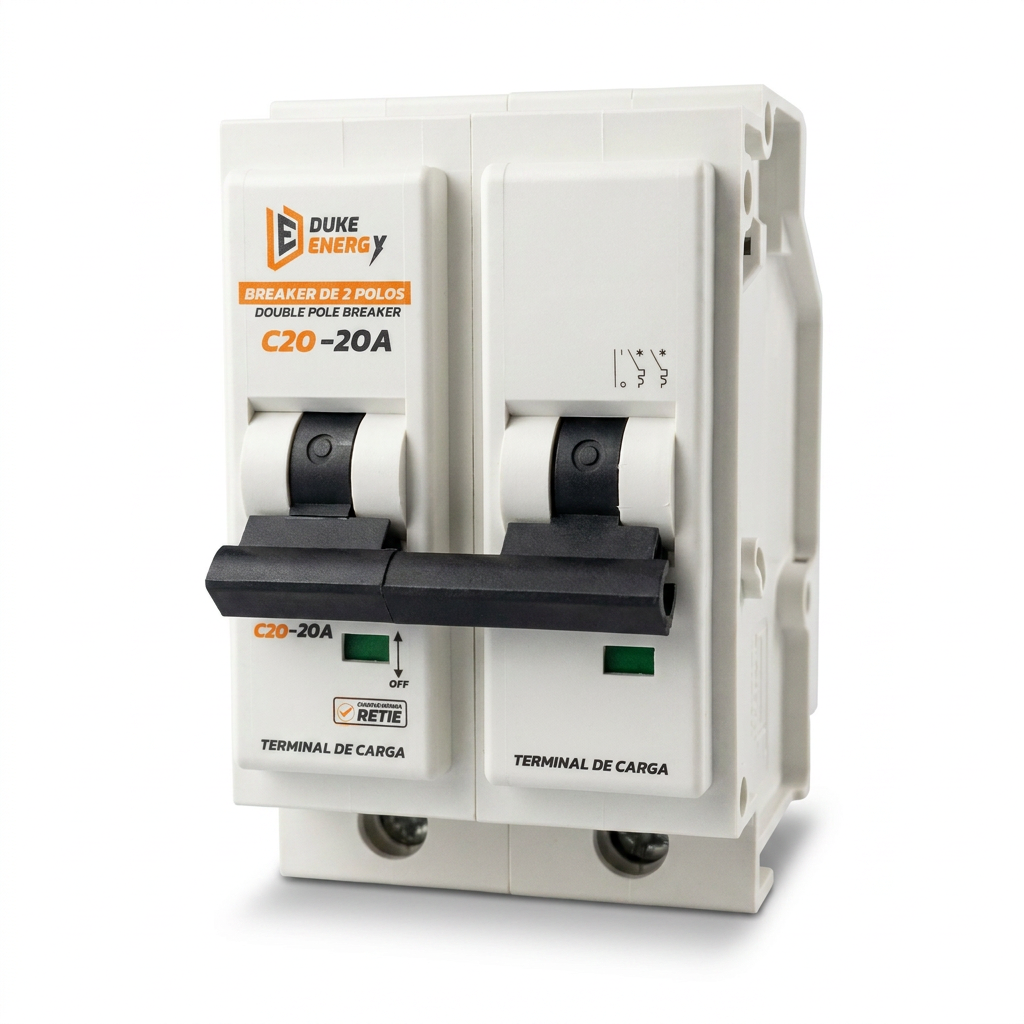 BREAKER DUKE ENERGY L7 2 POLO 20A 120/240V 10KA (HT4155) 