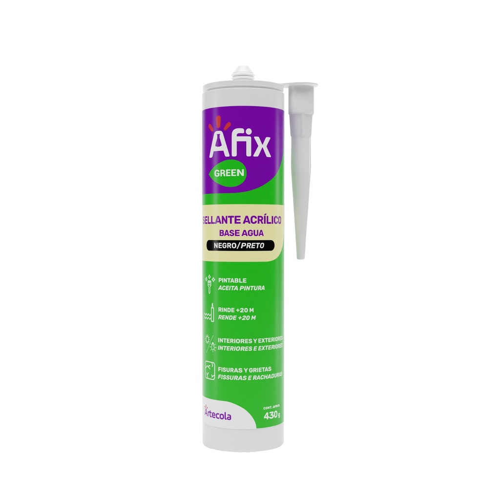 SELLADOR Y ADHESIVO ACRILICO NEGRO X 430ML AFIX PEGADIT (0406918)