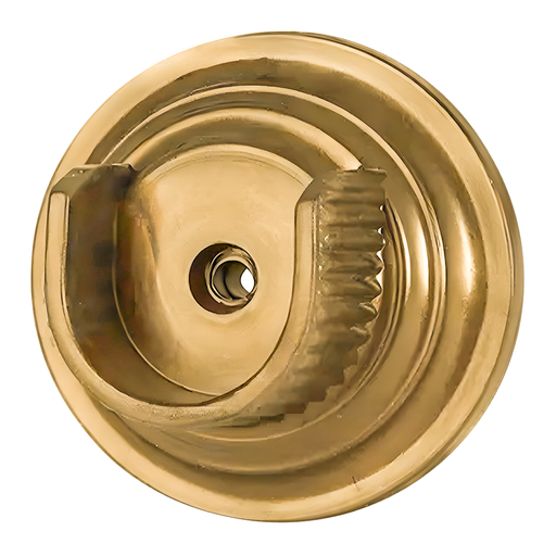 [8745K] ACCESORIO CORTINERO PLAFON DORADO EN U (ABIERTO) 1 PAQ X 2 UDUKE