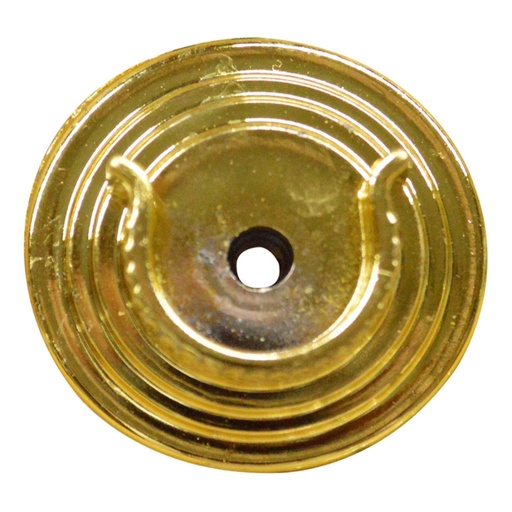 [8747] ACCESORIO CORTINERO PLAFON DORADO EN U (ABIERTO) 1/2 (170101)