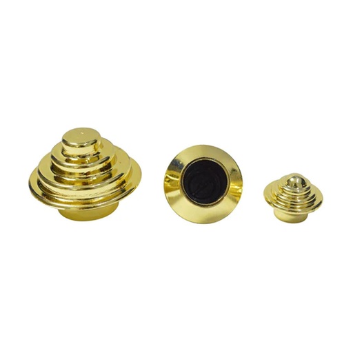 [8752] ACCESORIO CORTINERO TERMINAL DORADO ESCALERA 3/4 (140401)