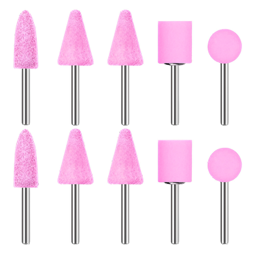 [17359] ACCESORIOS DE PIEDRA PARA MOTO TOOL MINI 10  PZS TOTAL (TAKB1012)