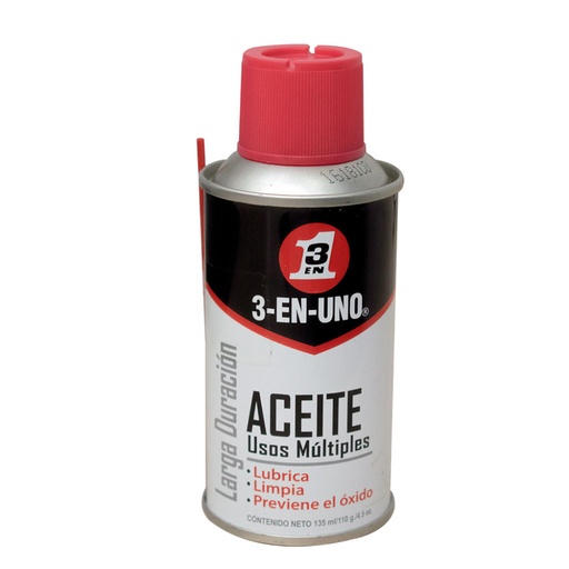 [5365A] ACEITE LUBRICANTE 3 EN 1 EN AEROSOL 4.5 OZ(LUBRICA LIMPIA Y PROTEGE)