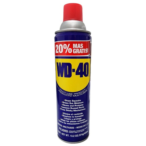 [2916A] ACEITE LUBRICANTE WD 40 (6.6 ONZ-230ML)  (X24UNDS)