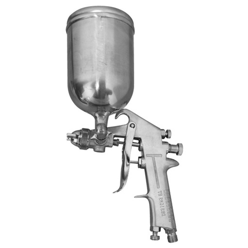 [34] AEROGRAFO UDUKE PROFESIONAL USA VASO DE 400 CC PISTOLA F-75 CROMADA (HT30561)