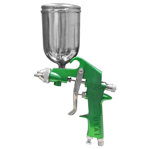 [7498] AEROGRAFO UDUKE PROFESIONAL USA VASO DE 400 CC PISTOLA F-75 VERDE (HT30563)