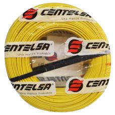 [2621C] ALAMBRE RIGIDO CENTELSA 12  (AMARILLO)