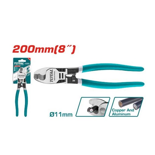 [16523] ALICATE CORTA CABLE 8" INDUSTRIAL TOTAL (THT11581)
