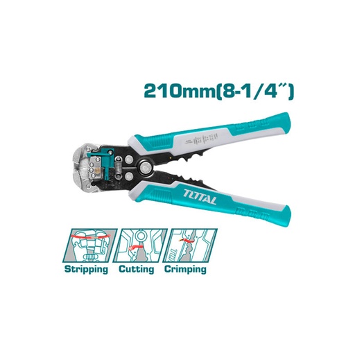 [15497] ALICATE PELACABLE 8 1/4" INDUSTRIAL MULTIFUNCION TOTAL (THT15246)