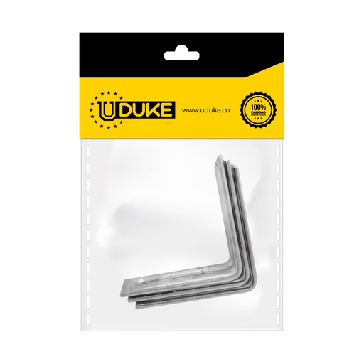 [10332K] ANGULO 2" METALICO PQT X 3 UDUKE