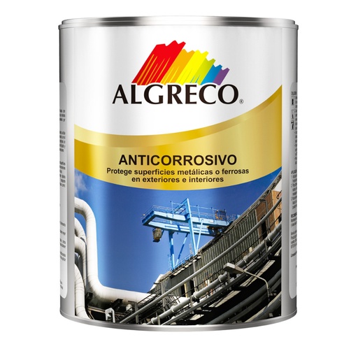 [14620] ANTICORROSIVO INDUSTRIAL NEGRO MATE CUARTO (90833014 (ALGRECO)