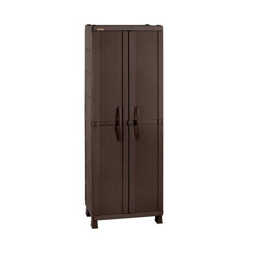 [18206] ARMARIO GRANDE RATTAN TAUPE RIMAX (10365)