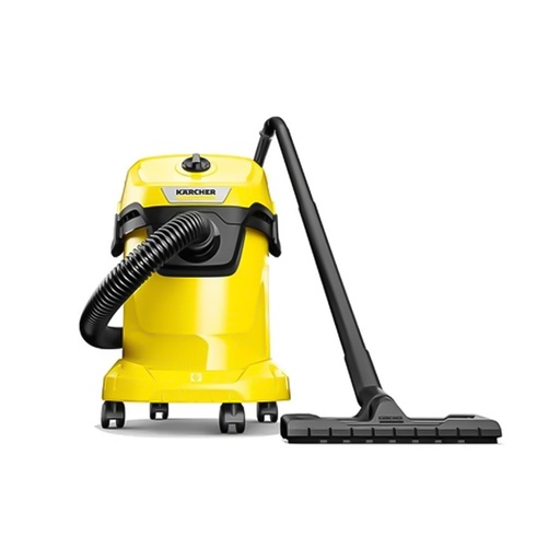 [16153] ASPIRADORA KARCHER PARA HUMEDO Y SECO 17 LITROS 180 BAR 800W (WD3)(16281120)