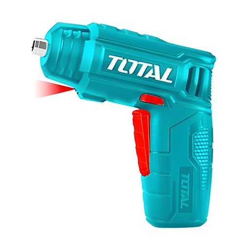 [16256] ATORNILLADOR INALAMBRICO 4V ESTUCHE PLASTICO + 37 PIEZAS SUPER SELECT TOTAL (THKTHP10386)