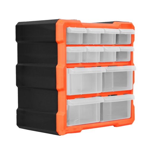 [13119] BANDEJA ORGANIZADORA 4 GAVETAS MEDIANAS Y 8 PEQUENAS PLASTICAS (26*26*16 CMS) (HT90301)