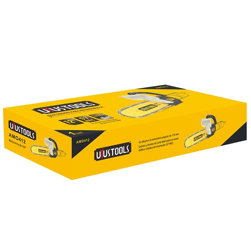 [12739A] BASE CADENA DE MOTOSIERRA PARA PULIDORA 12 (115MM) UYUSTOOLS (AMO412)